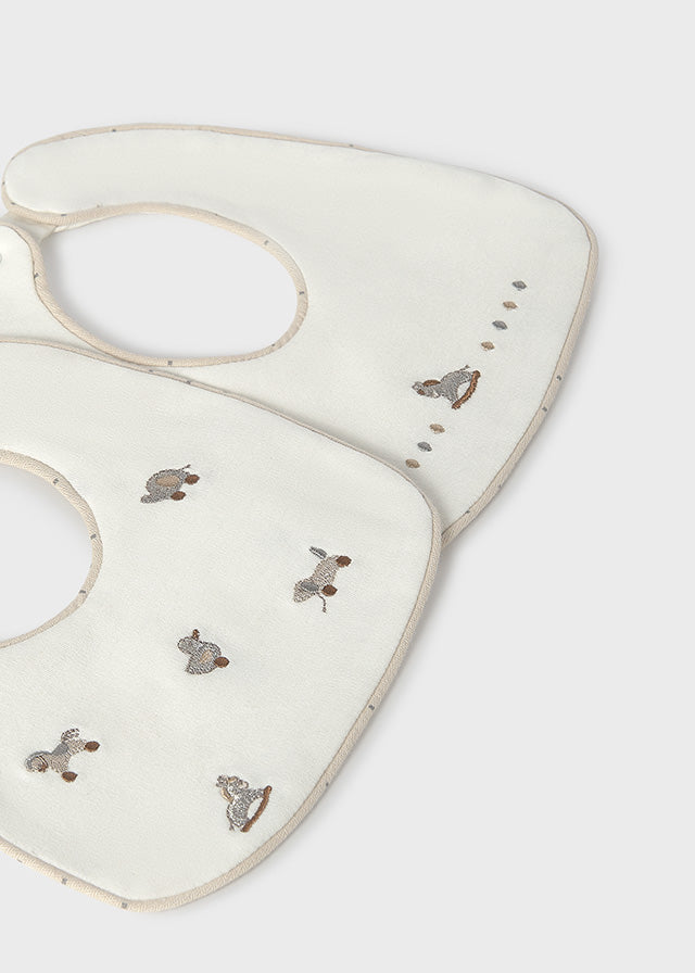 Mayoral　マヨラル　2 bibs set　スタイ　木馬