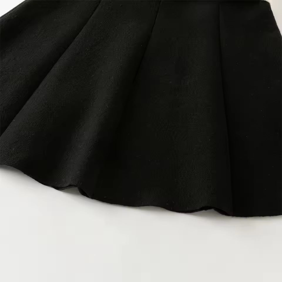 【予約】dave&bella デイブベラ　リボン刺繍ニットワンピース　DK4253846