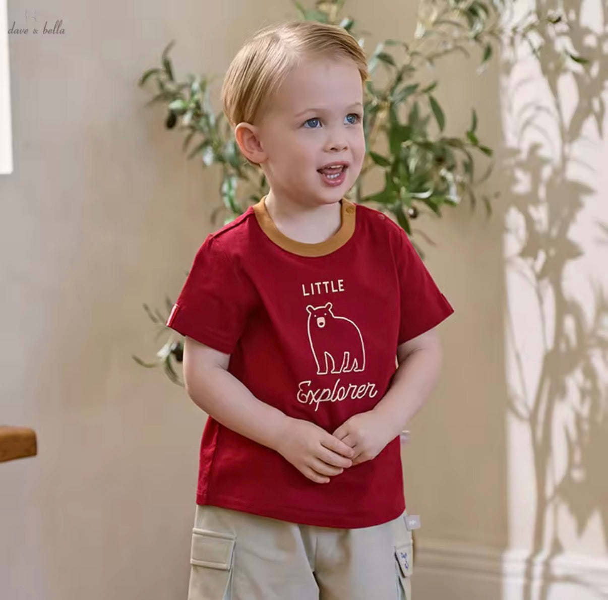 【予約】dave&bella デイブベラ　イラストTシャツ　DB2260687