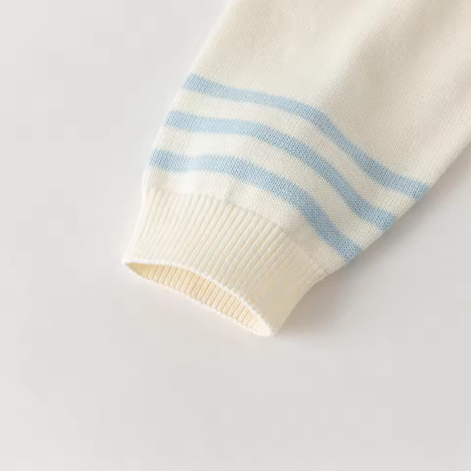 【予約】dave&bella デイブベラ　ロゴ刺繍カーディガン　DB1260935