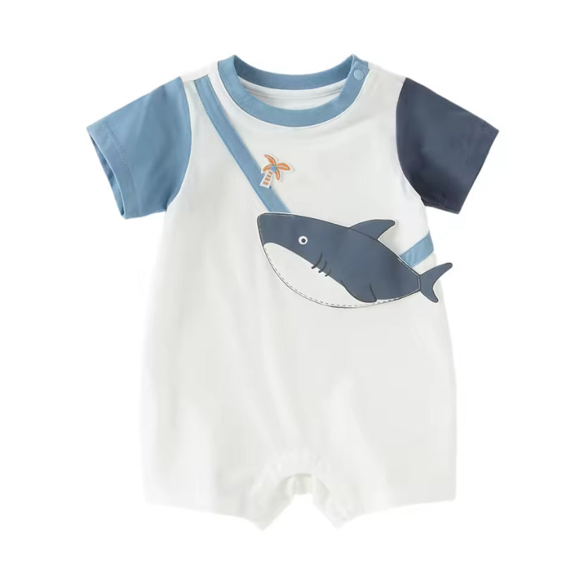 【予約】dave&bella デイブベラ　ポシェットデザインロンパース　DB2261970