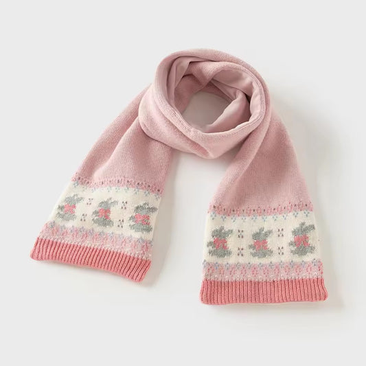 【予約】dave&bella デイブベラ　うさちゃんデザインマフラー　DB4243875