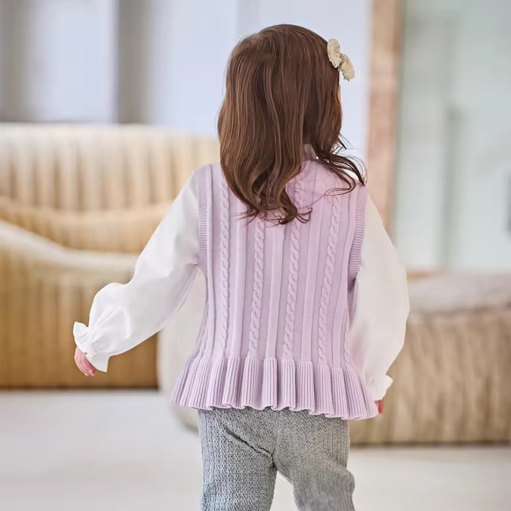 【予約】dave&bella デイブベラ　ベストドッキングシャツトップス　DB3252865