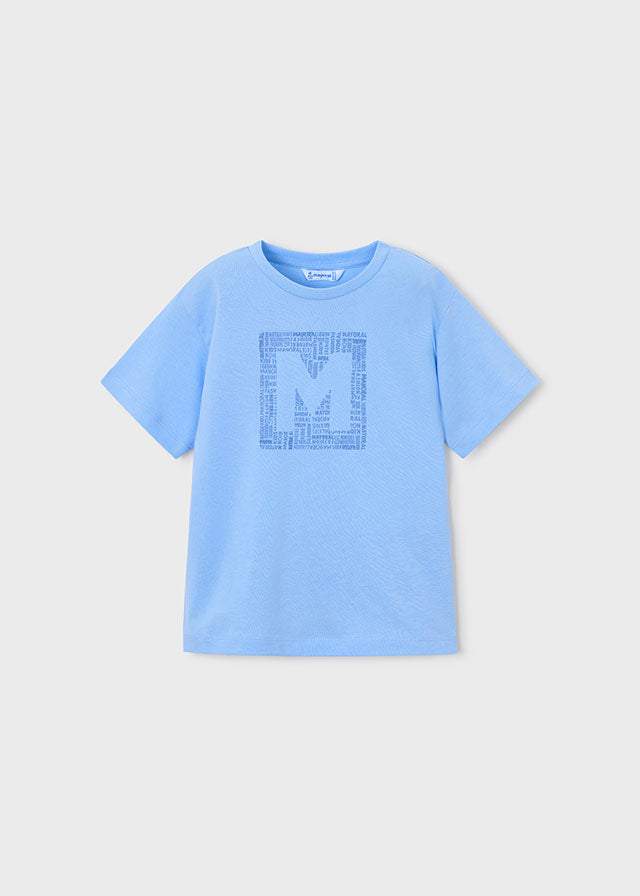 Mayoral　マヨラル　キッズロゴTシャツ　スカイブルー