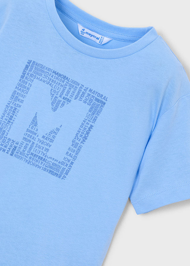 Mayoral　マヨラル　キッズロゴTシャツ　スカイブルー