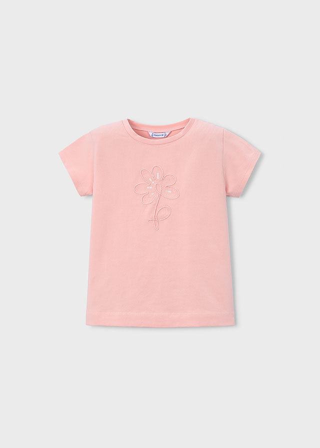 Mayoral　マヨラル　フラワー刺繍Tシャツ　Blossom