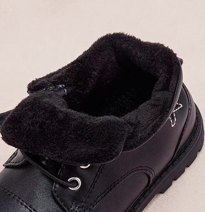 【予約】dave&bella　デイブベラ　スターデザインブラックブーツ　DB4242781