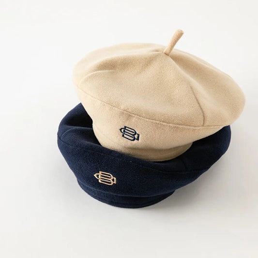 [Reservation] dave&amp;bella logo embroidered beret DK3236376