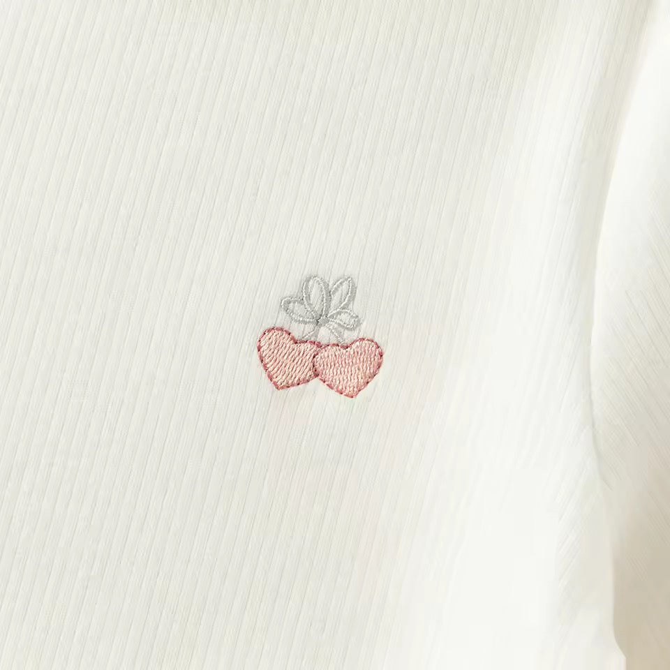 【予約】dave&bella デイブベラ　ワンポイントメロウトップス　DK4253637