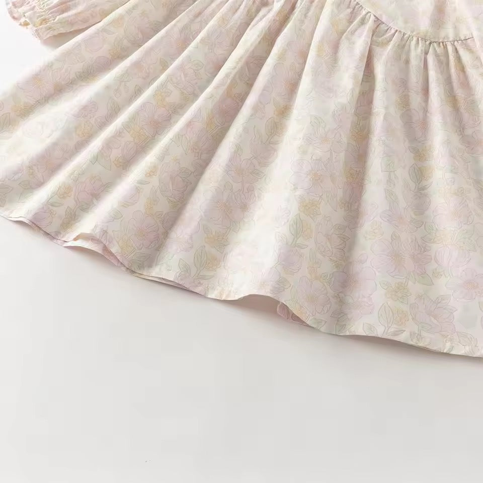 【予約】dave&bella　デイブベラ　フラワー刺繍襟フローラルワンピース　DB1260490