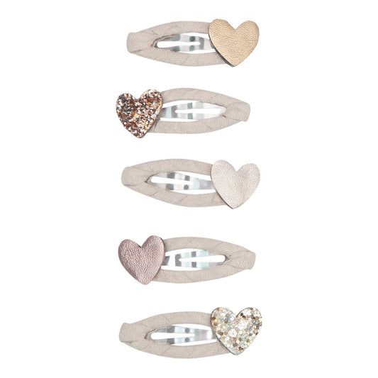 MIMI＆LULA　Teeny heart mini clips