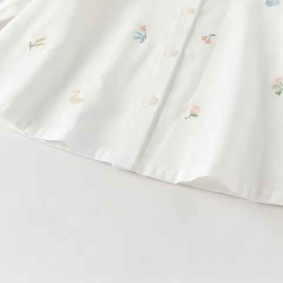 【予約】dave&bella デイブベラ　刺繍ブラウス　DB1260553