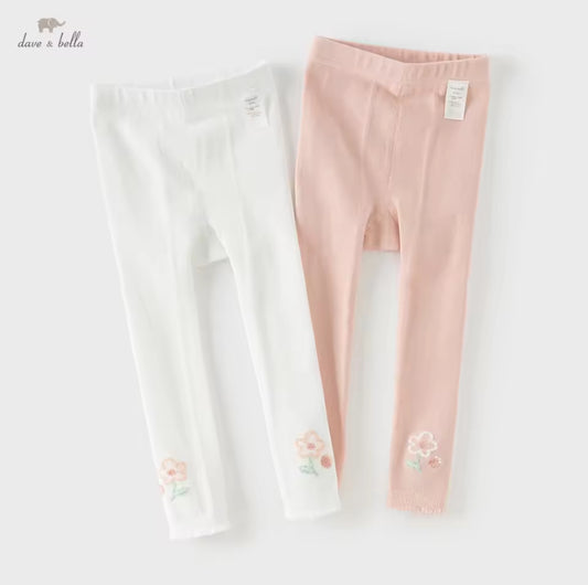 【予約】dave&bellaデイブベラ　フラワーデザインレギンスタイツ　DB1261104