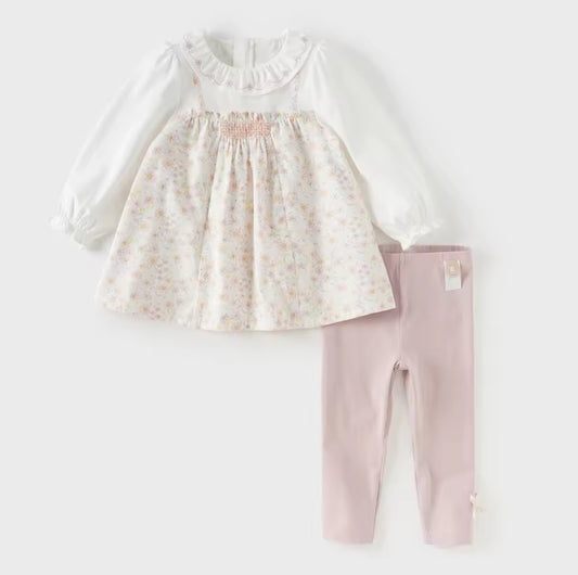 【予約】dave&bella　デイブベラ　フローラルトップス＆レギンスセット　DB1260447