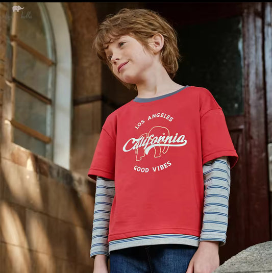 【予約】dave&bella デイブベラ　レイヤードトップス　DK1260219