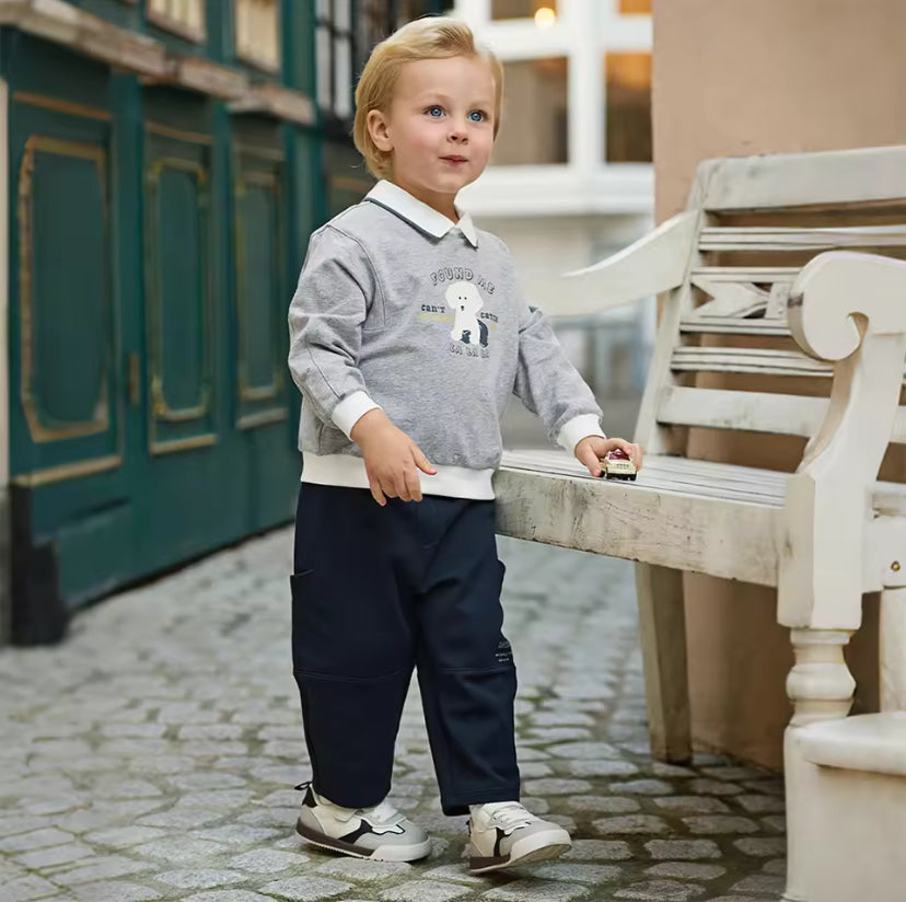 【予約】dave&bella デイブベラ　わんちゃんイラストセットアップ　DB1260912