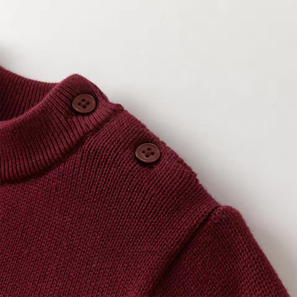 【予約】dave&bella　デイブベラ　ホースデザイン裏起毛ニット　DB4254256