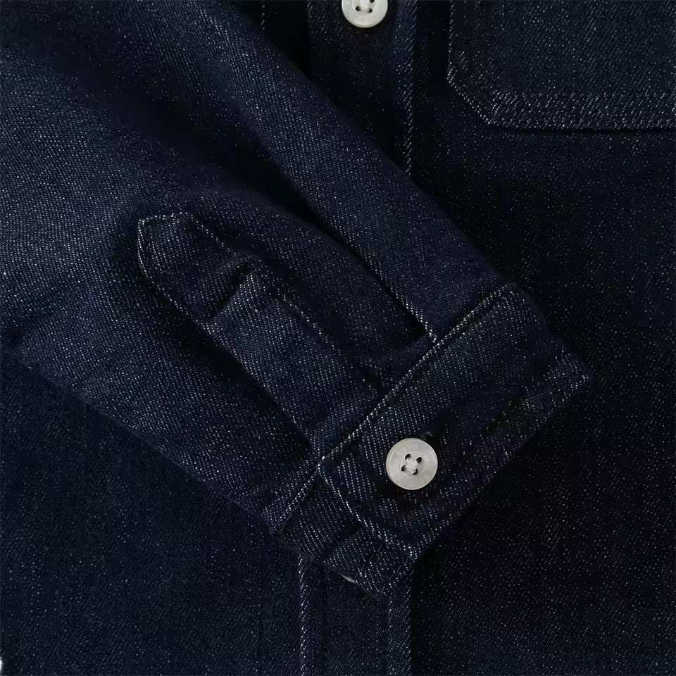 【予約】dave&bella デイブベラ　刺繍デニムシャツ　DB1260524