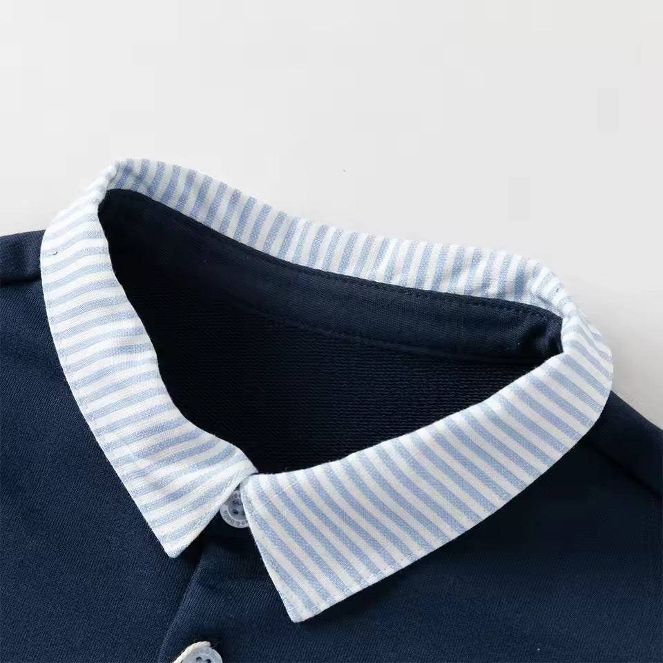 【予約】dave&bella デイブベラ　シャツドッキングトップス&パンツセット　DB1260144