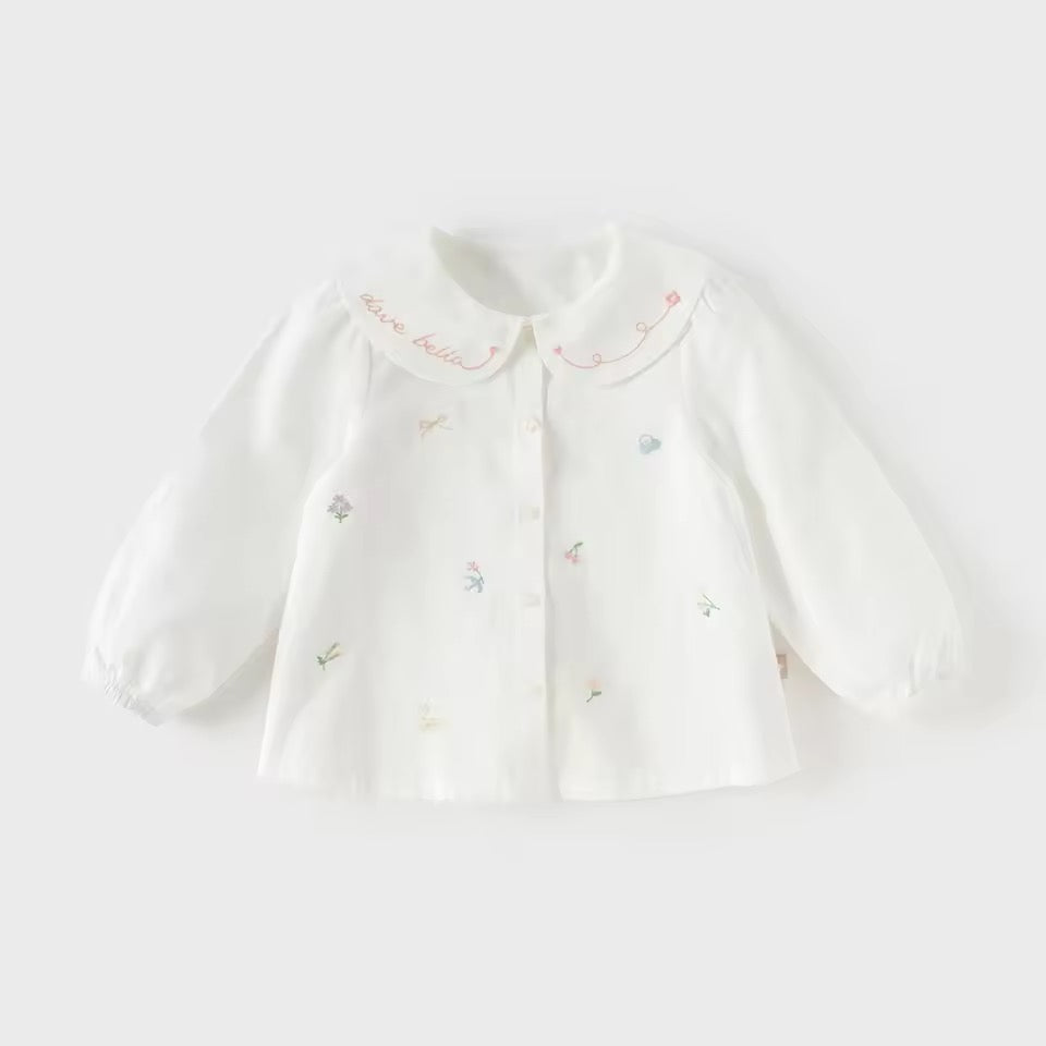 【予約】dave&bella デイブベラ　刺繍ブラウス　DB1260553