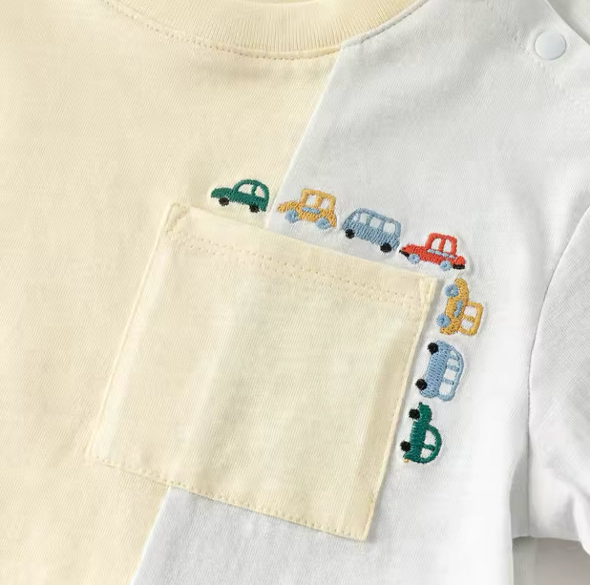 【予約】dave&bella デイブベラ　くるま刺繍セットアップ　DB2251992
