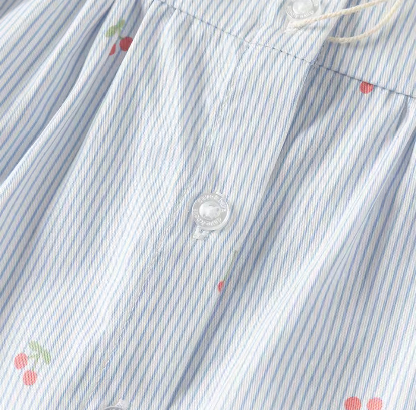 【予約】dave&bella デイブベラ　さくらんぼデザインブラウス　DB1260817