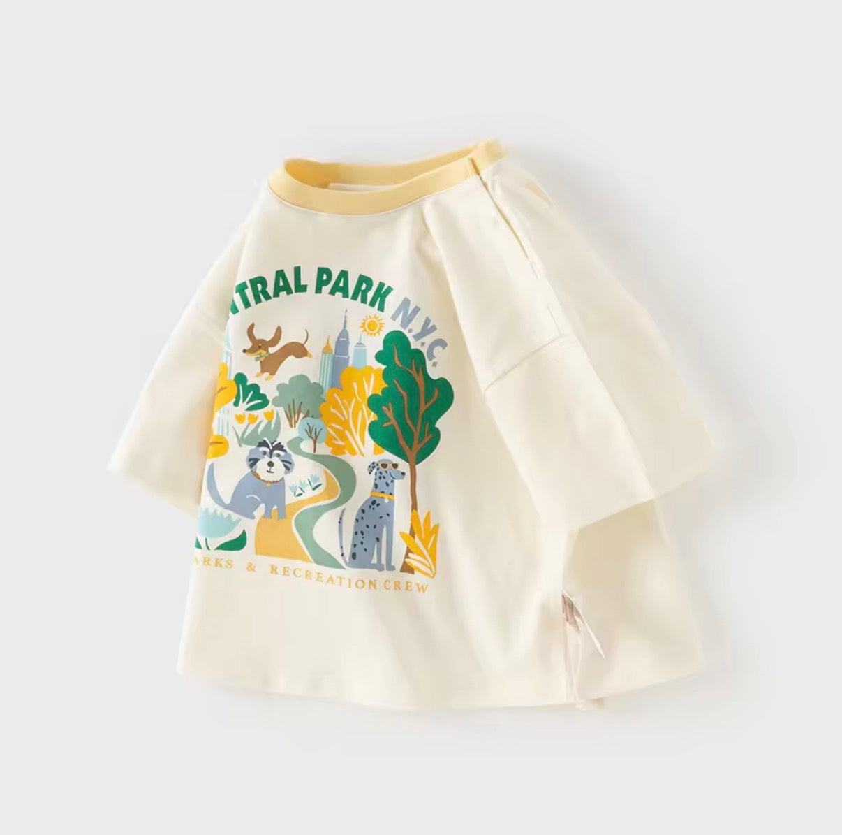 【予約】dave&bella デイブベラ　CENTRALPARKイラストTシャツ　DB2261551