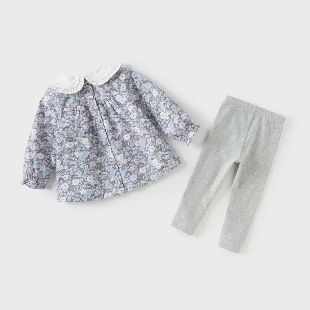 【予約】dave&bella デイブベラ　フローラルトップス&レギンスセット　DB3252690