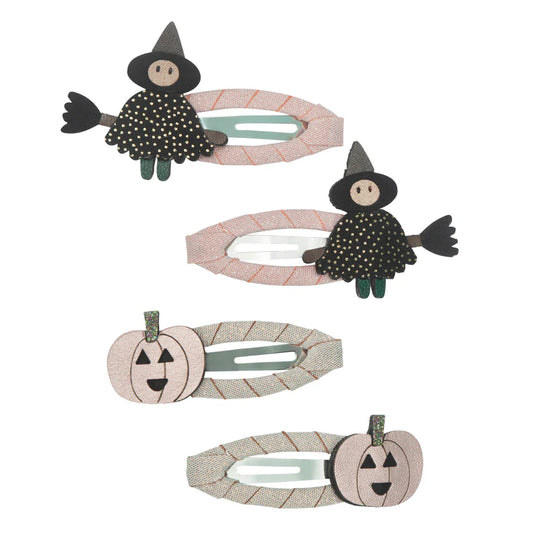 MIMI&LULA ミミアンドルーラ Witch & pumpkin clips