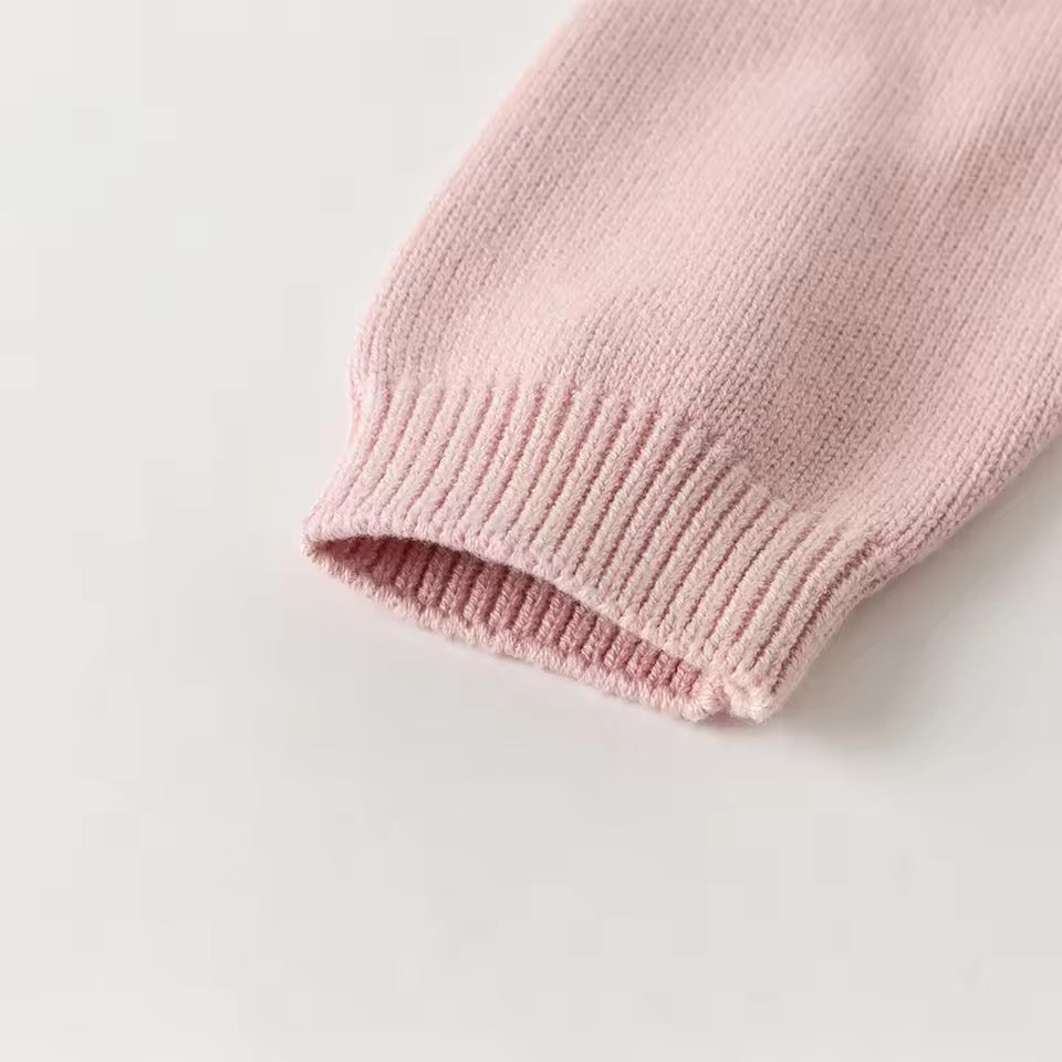 【予約】dave&bella デイブベラ　うさちゃんデザインコットンウールセーター　DB4244045