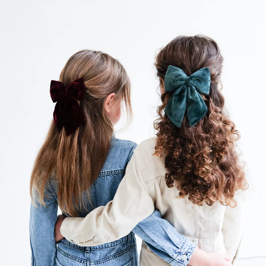 MIMI&LULA ミミアンドルーラ Agnes oversize bow pack - teal