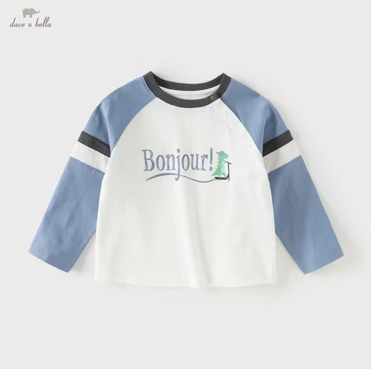 【予約】dave&bella デイブベラ　Bonjour!ロンT　DB1260013