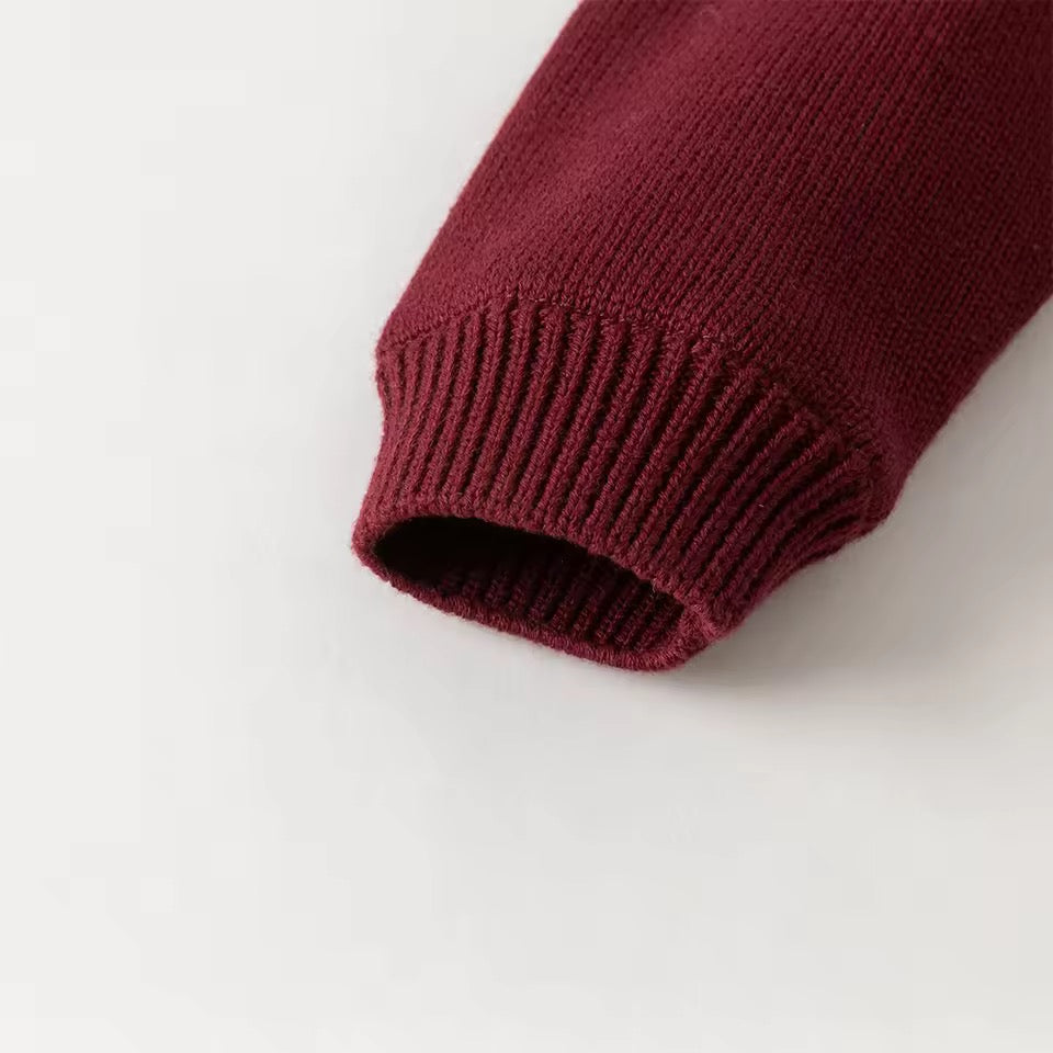 【予約】dave&bella　デイブベラ　ホースデザイン裏起毛ニット　DB4254256