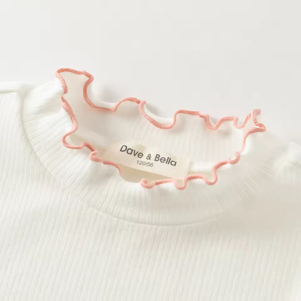 【予約】dave&bella デイブベラ　ワンポイントメロウトップス　DK4253637