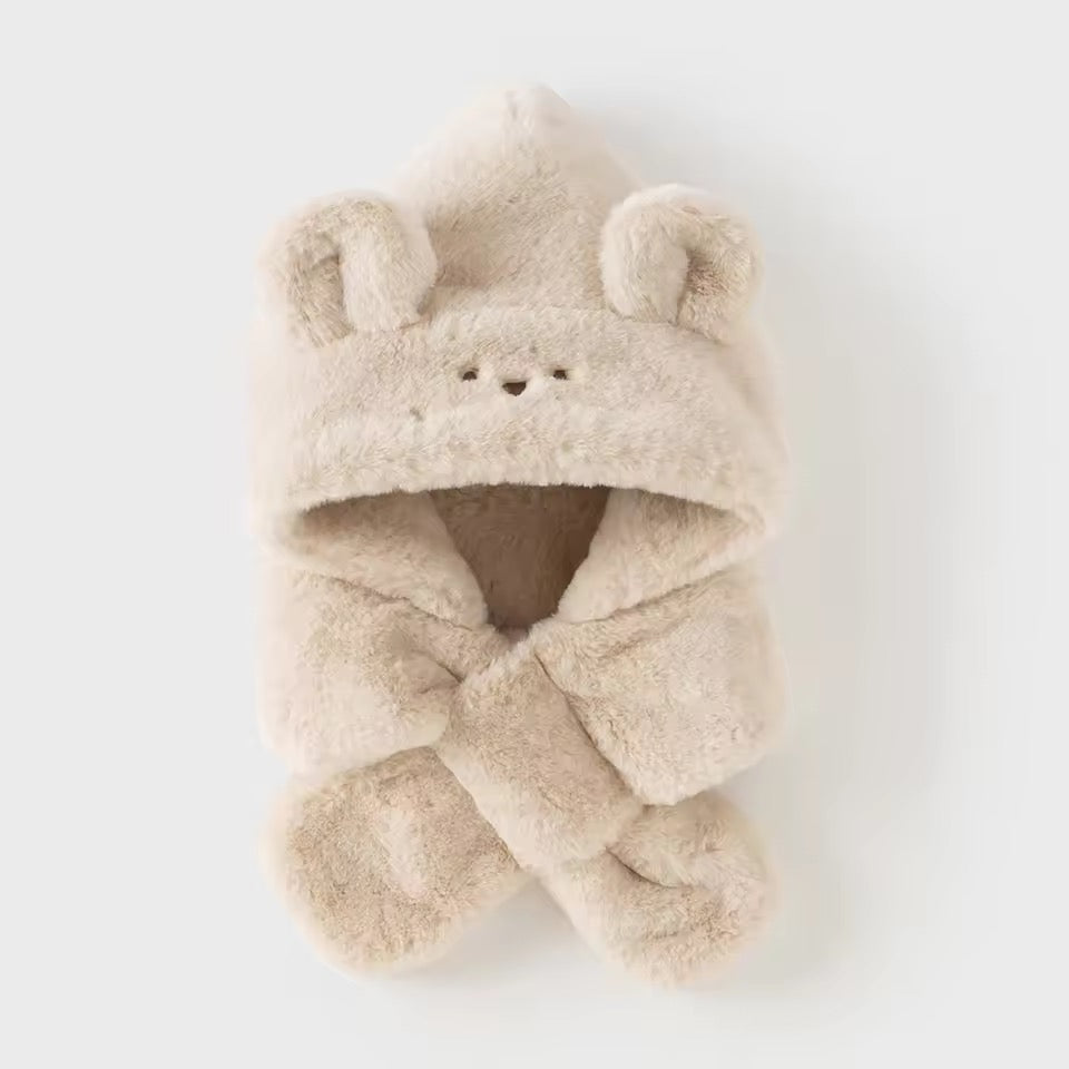 【予約】dave&bella デイブベラ　アニマルフード付きマフラー　DB4254562