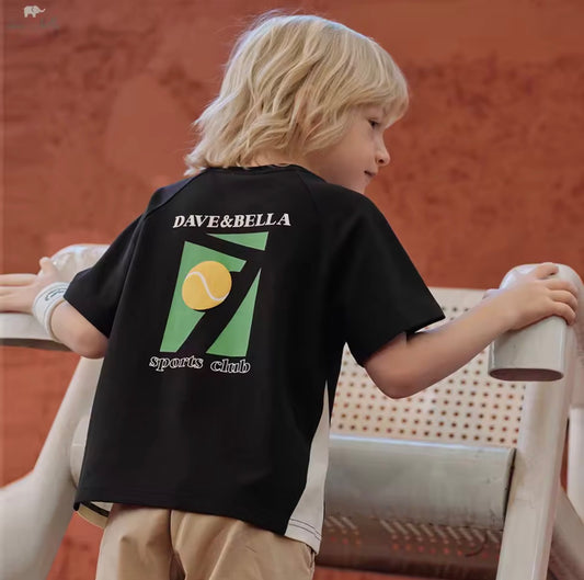 【予約】dave&bella デイブベラ　ブラックTシャツ　DK2261224