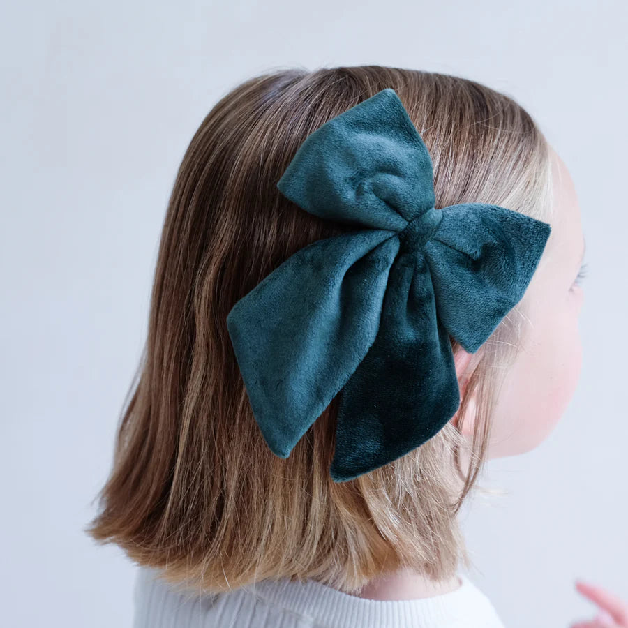 MIMI&LULA ミミアンドルーラ Agnes oversize bow pack - teal