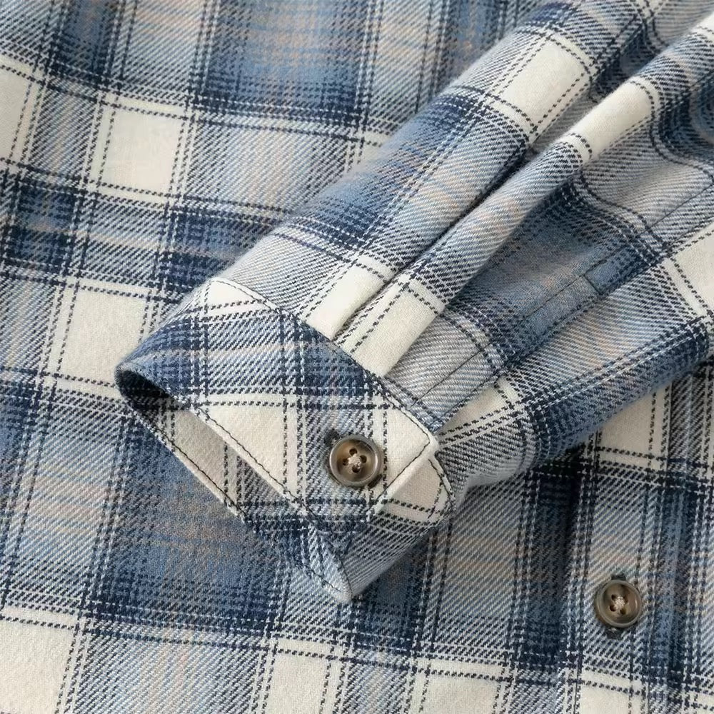 【予約】dave&bella デイブベラ　ブルーチェックシャツ　DK3253032