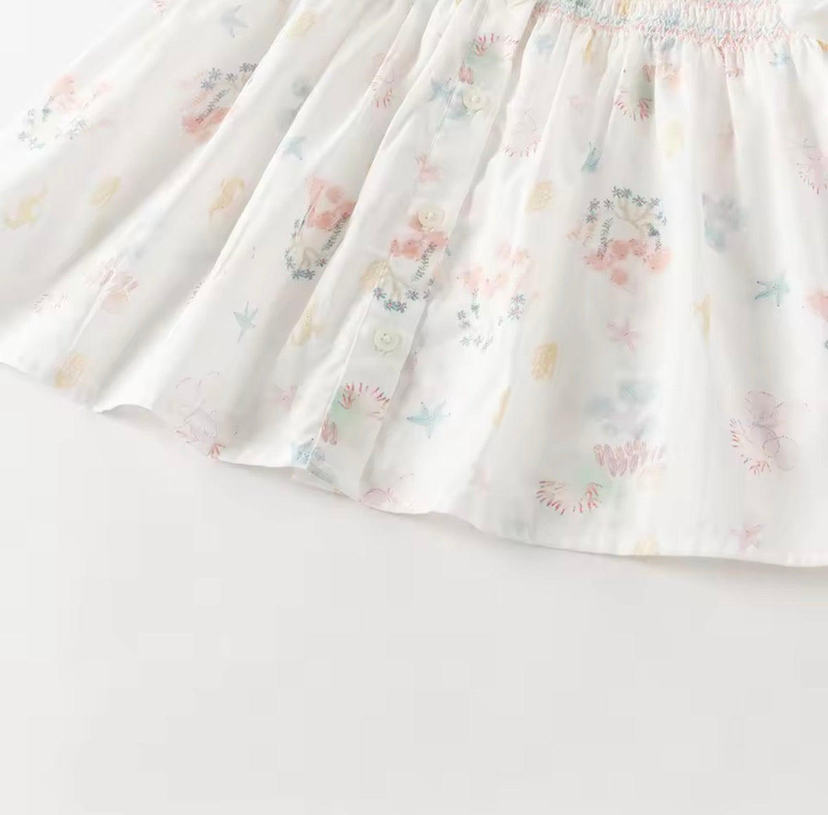 【予約】dave&bella デイブベラ　シェル刺繍襟ブラウス　DB2262392