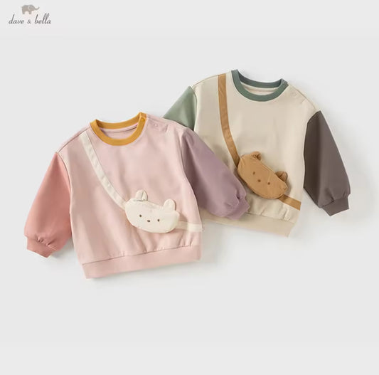 【予約】dave&bella デイブベラ　ポシェットデザイントップス　DB3253243