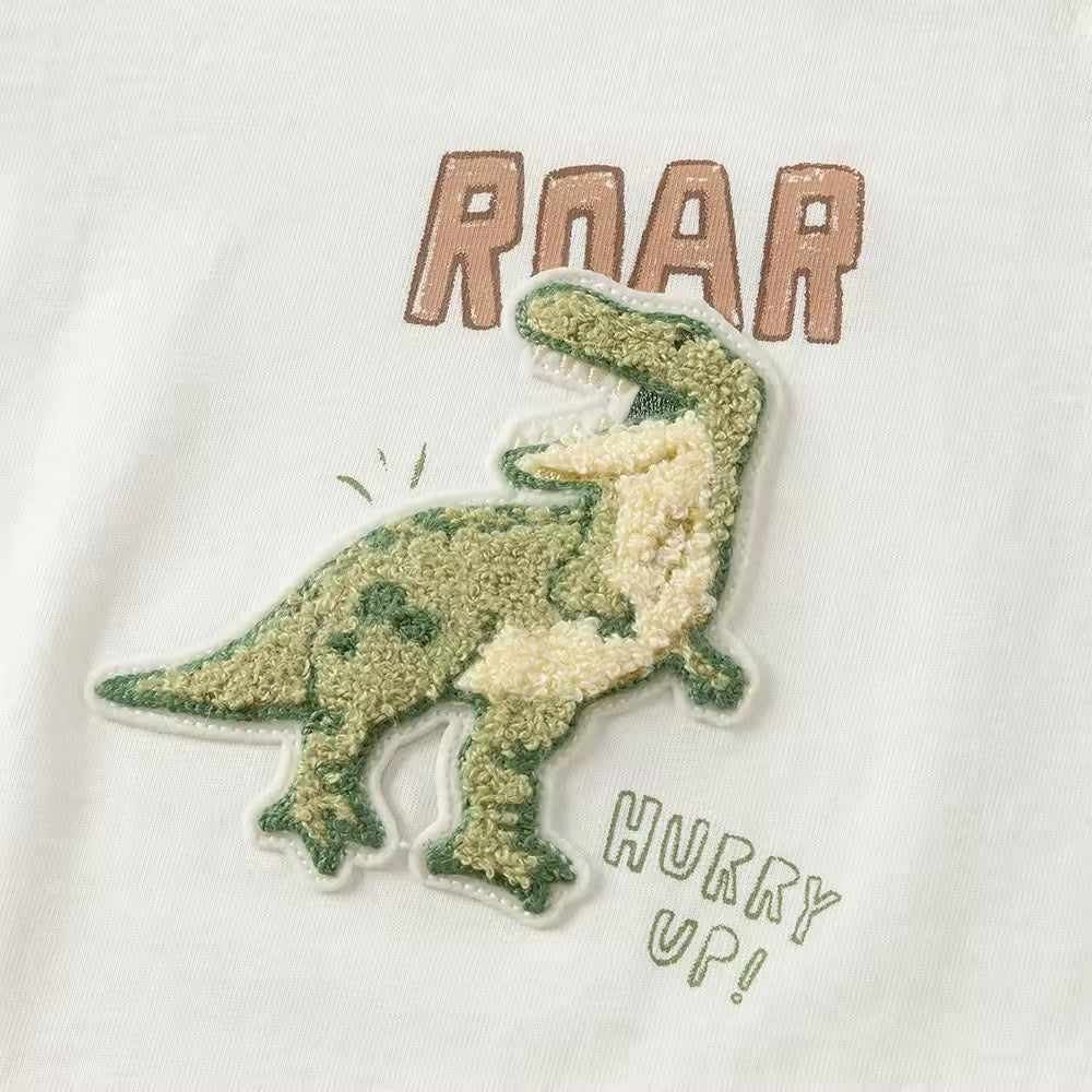 【予約】dave&bella デイブベラ　ダイナソー刺繍トップス　DB3252483