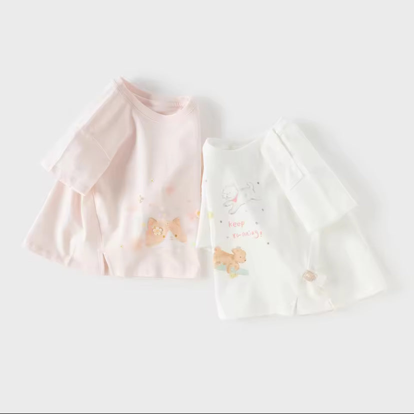 【予約】dave&bella デイブベラ　イラストTシャツ　DB2261743