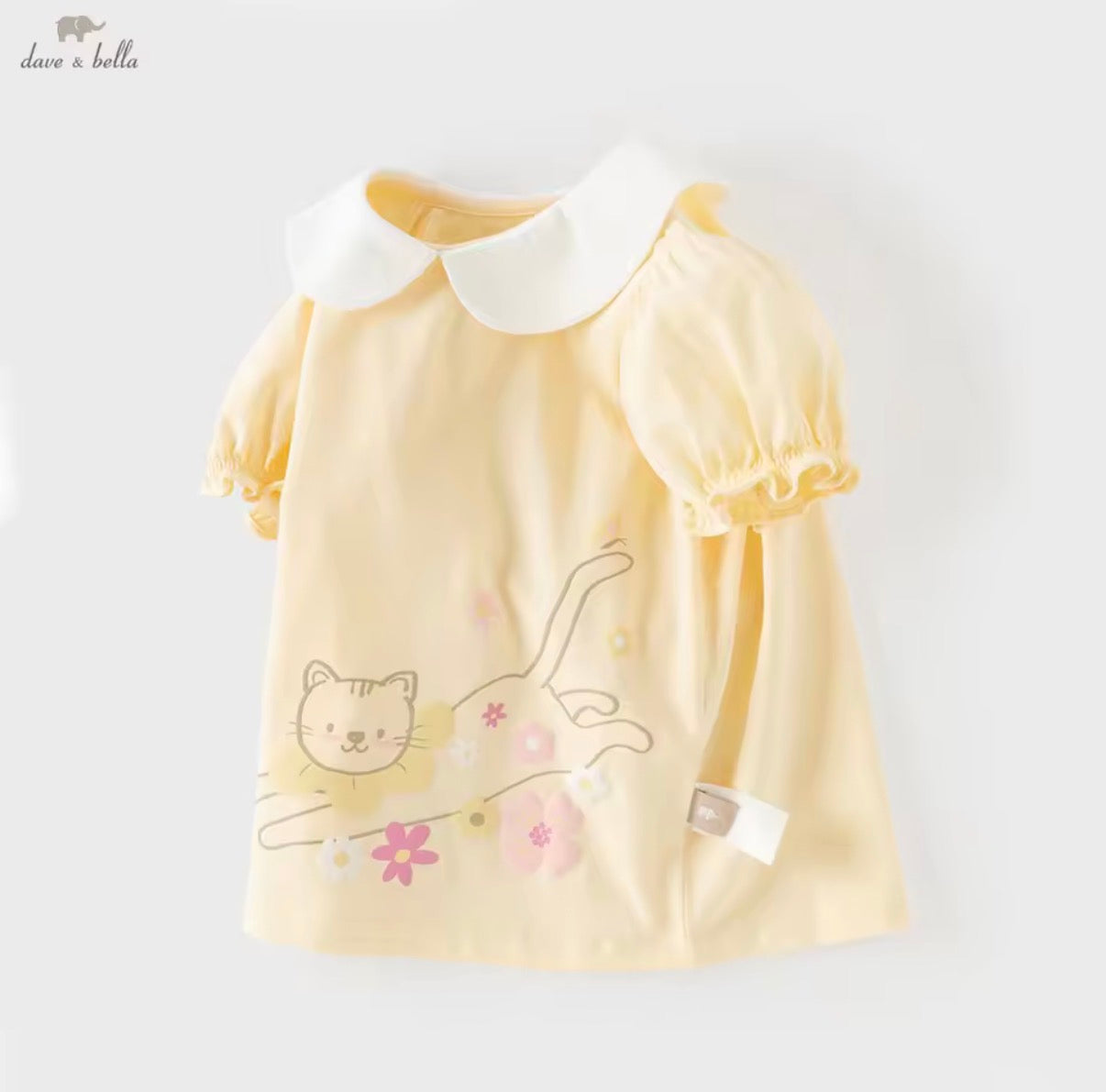 【予約】dave&bella デイブベラ　キャットデザイントップス　DB2261942