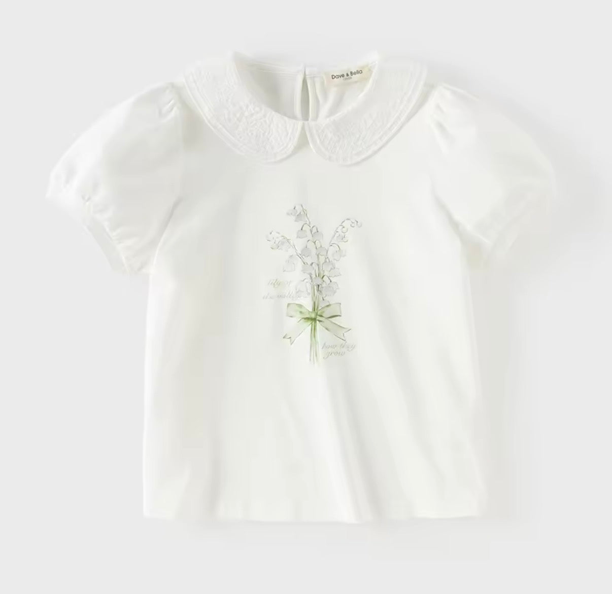 【予約】dave&bella デイブベラ　フラワーデザイントップス　DK2262125