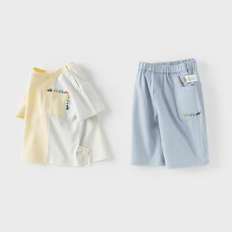【予約】dave&bella デイブベラ　くるま刺繍セットアップ　DB2251992