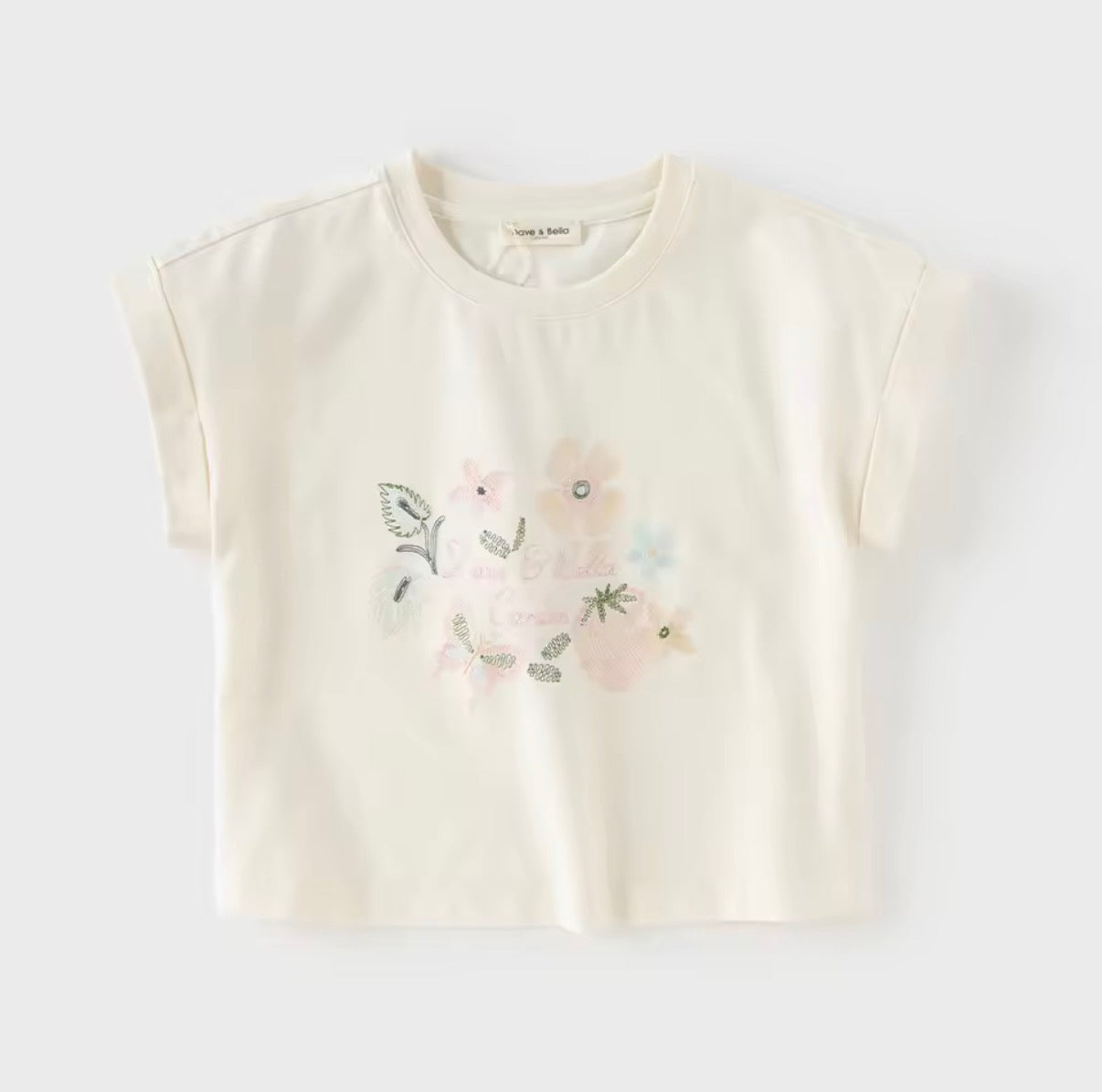 【予約】dave&bella デイブベラ　フラワーデザイントップス　DK2261500