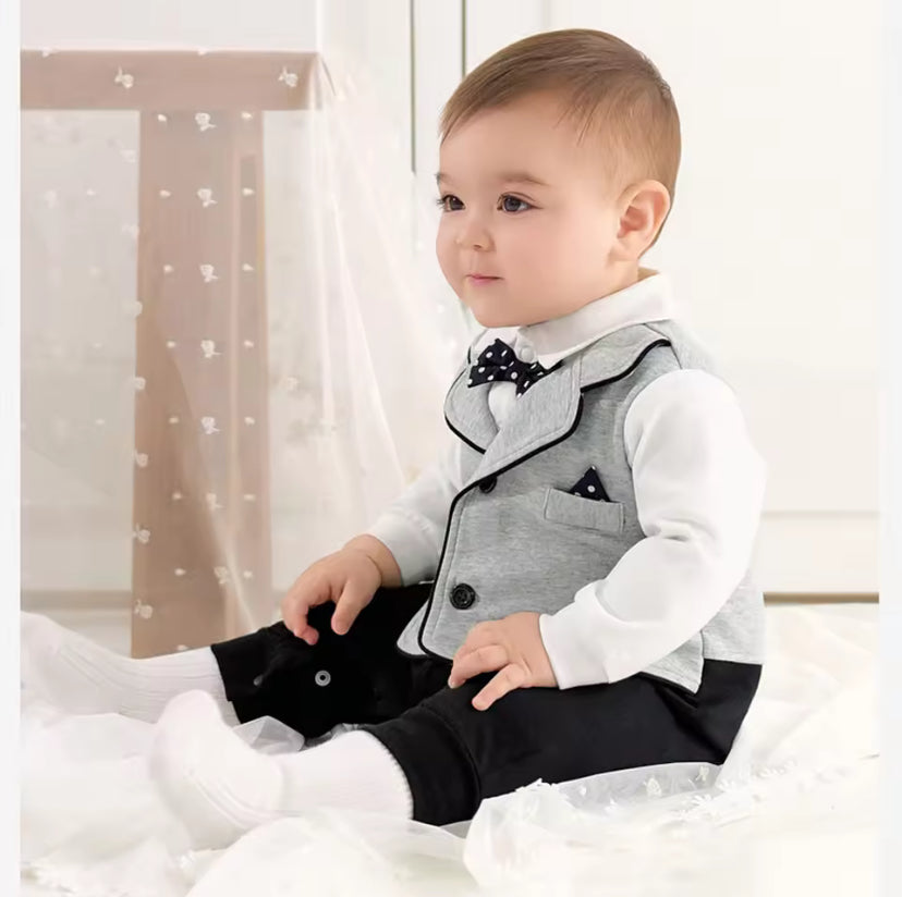 【予約】dave&bella　デイブベラ　おめかしロンパース　DB1261784