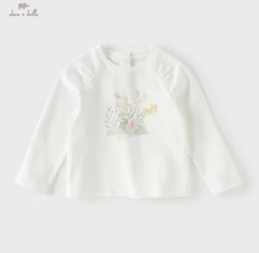 【予約】dave&bella デイブベラ　ちょうちょモチーフトップス　DB1260234