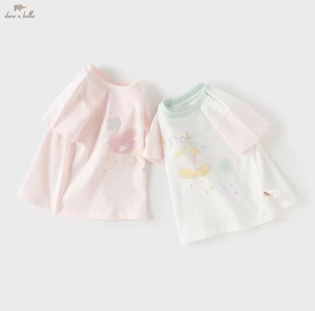 【予約】dave&bella デイブベラ　イラストTシャツ　DB2261700