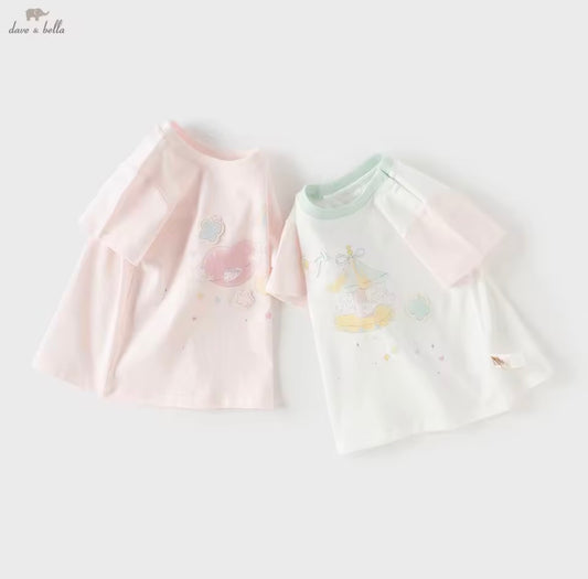 【予約】dave&bella デイブベラ　イラストTシャツ　DB2261700
